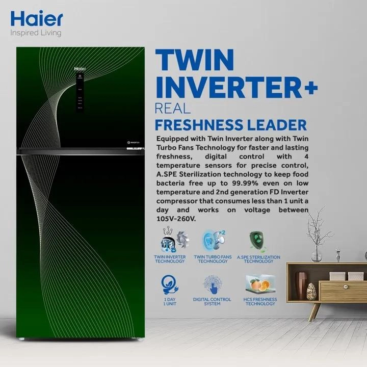HAIER REFRIGERATOR TWIN INVERTER image 2