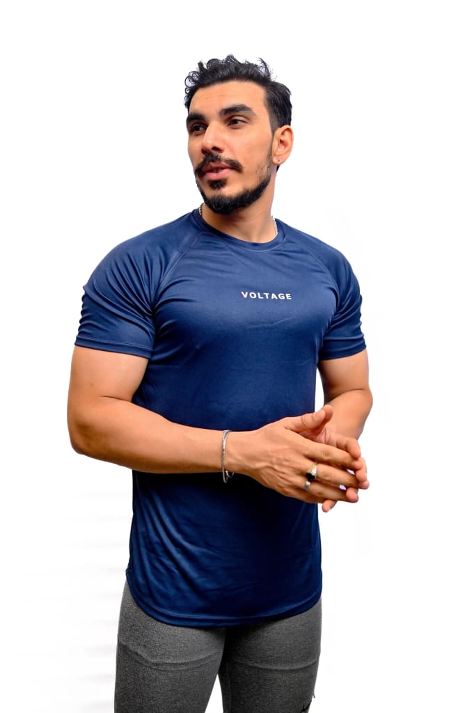 Pulse Dri Fit Tee Men – Navy Blue image 1